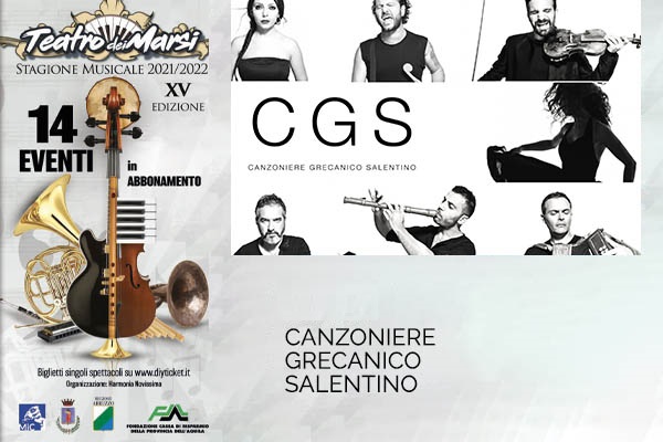 Canzoniere Grecanico Salentino - Teatro dei Marsi - Avezzano (AQ)