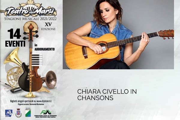 Chiara Civello in Chansons - Teatro dei Marsi - Avezzano (AQ)