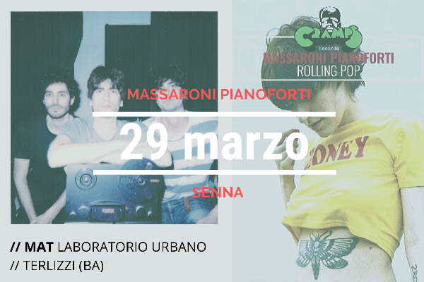 Biglietti -Massaroni Pianoforti + Senna - Arena MAT - Terlizzi (BA)