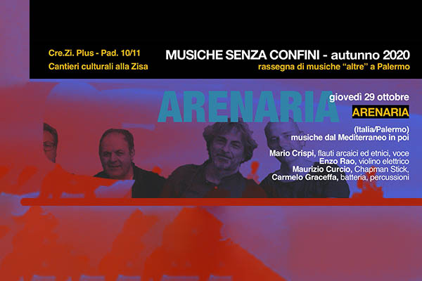Biglietti - Musiche Senza Confini - Arenaria - Cre.Zi Plus - Palermo