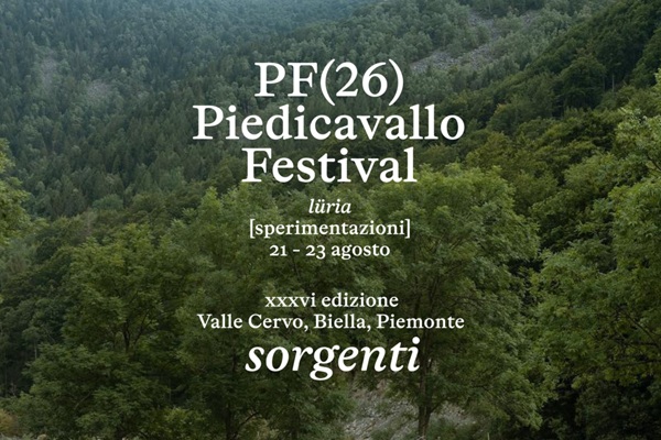 Piedicavallo Festival 2026 Luria - Piedicavallo - Biella - Biglietti