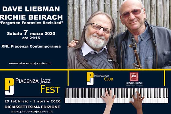 Biglietti - Dave Liebman & Richie Beirach - XNL Piacenza Contemporanea
