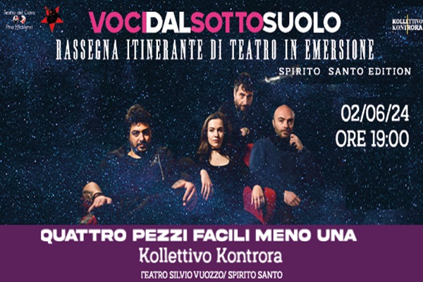 Quattro pezzi facili meno una  - Teatro Vuozzo - Cosenza - Biglietti