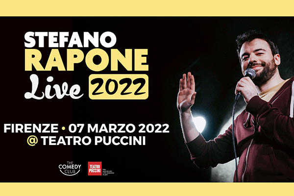 Biglietti - Stefano Rapone - Teatro Puccini - Firenze (FI) 