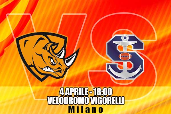 Biglietti - Rhinos vs Seamen - Velodromo Vigorelli