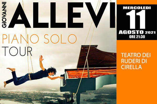 Giovanni Allevi - Piano Solo - Teatro dei Ruderi, Diamante (CS)