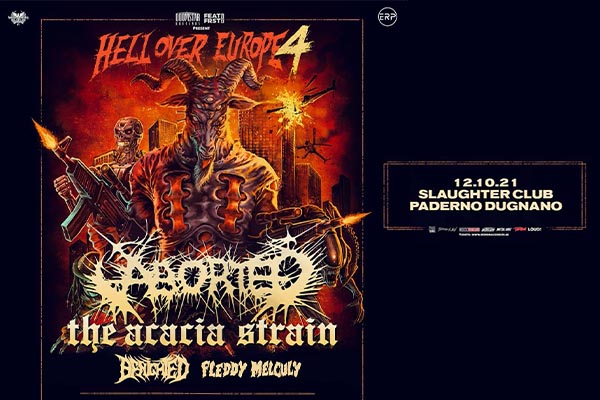 Aborted - Acacia Strain - Benighted - Guest | Slaughter Club Milano Biglietti