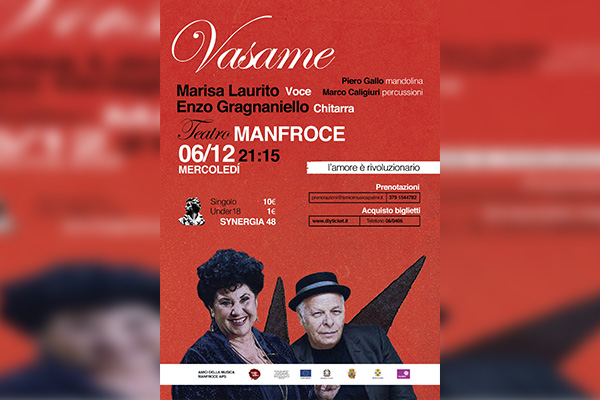 Biglietti - Vasame - Teatro Manfroce - Palmi (RC) - Via Roma, 13