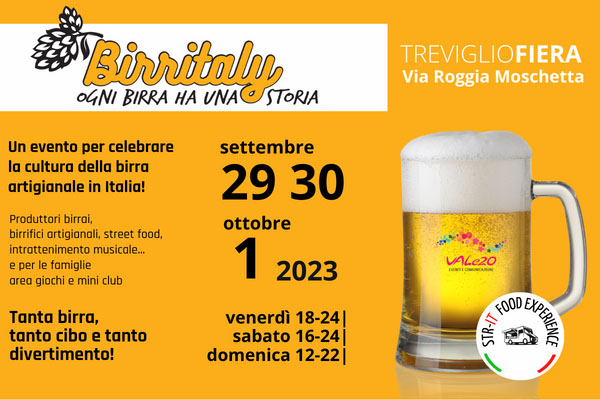 Biglietti - Birritaly - Fiera di Treviglio (BG) - Via Roggia Moschetta
