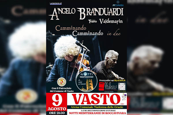 Biglietti - Angelo Branduardi - Arena delle Grazie - Vasto (CH)