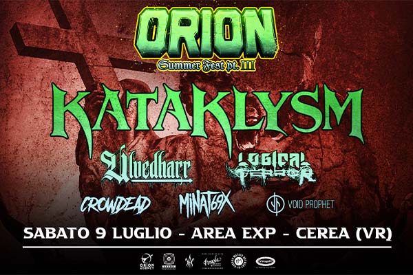Biglietti - Orion Summer Fest - Area Exp - Cerea (VR) - Via G.Oberdan 10
