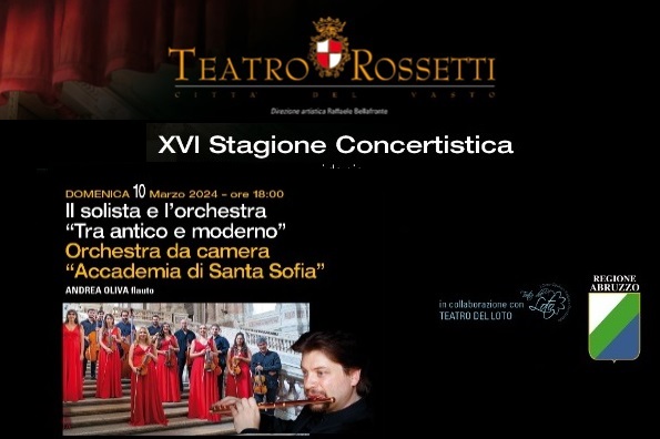 Orchestra da camera - Accademia di Santa Sofia - Teatro Rossetti - Vasto - Biglietti