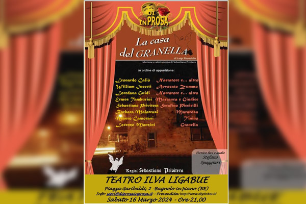La casa del Granella - Teatro Ilva LigabueB - Bagnolo in piano - Biglietti