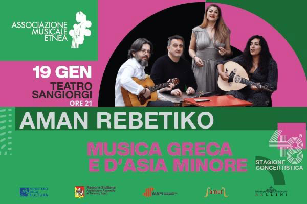 Aman Rebetiko - Teatro San Giorgi - Catania - Biglietti