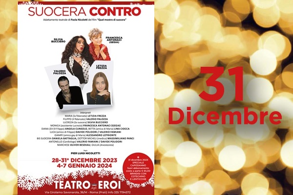 Scuocera Contro - Capodanno - Teatro degli Eroi - Roma - Biglietti