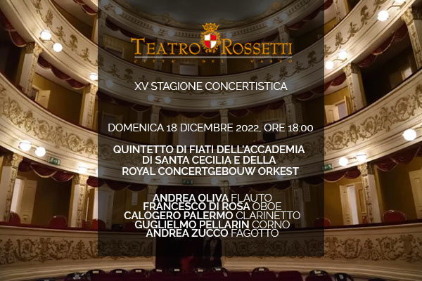 Biglietti - Accademia Santa Cecilia Royal Concertgebouw - Teatro Rossetti - Vasto (CH)