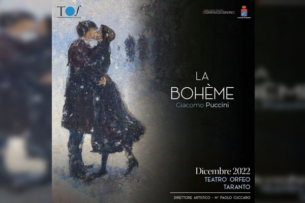 Boheme - Teatro Orfeo - Taranto Opera Festival - Biglietti