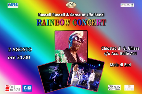 Rainbow Concert - Chiostro di Santa Chiara - Mola di Bari - Biglietti