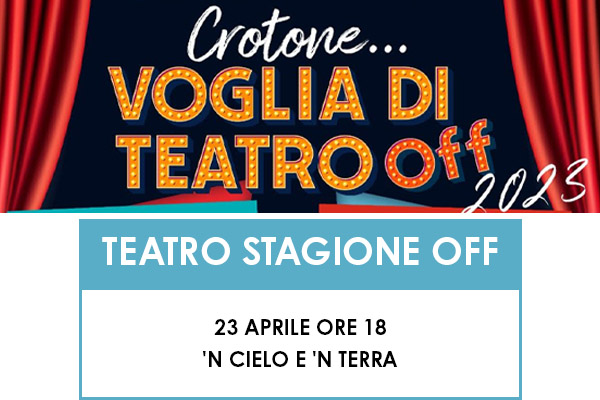'N cielo e 'n terra - Sala Raimondi - Crotone - Biglietti