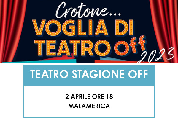Malamerica - Sala Raimondi - Crotone - Biglietti