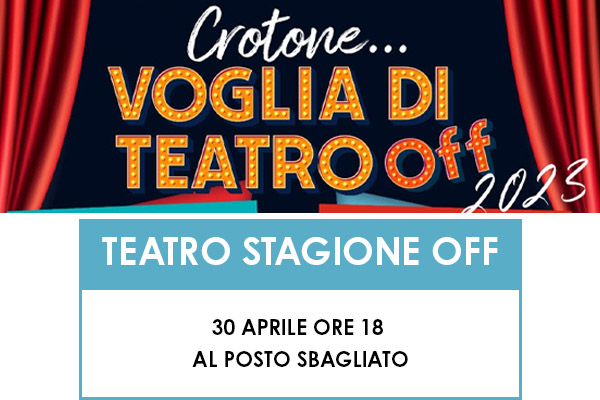 Al posto sbagliato - Sala Raimondi - Crotone - Biglietti
