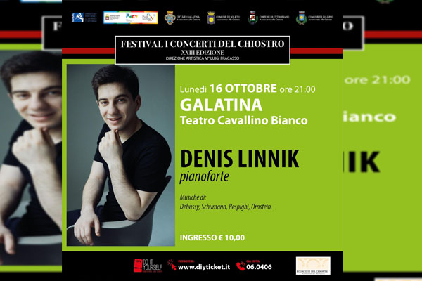 Denis Linnik - Teatro Cavallino Bianco - Galatina - Biglietti