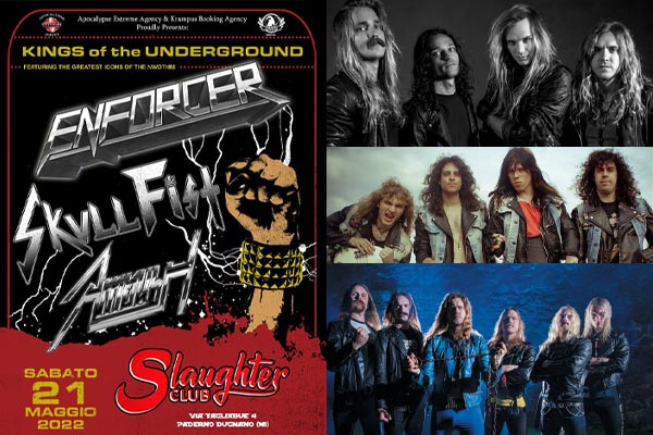 Biglietti - Enforcer + Skull Fist + Ambush live - Slaughter Club - Paderno Dugnano