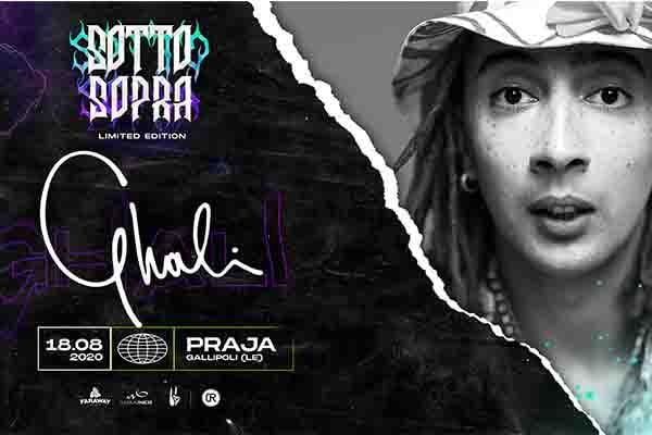 Biglietti - Ghali - Sottosopra Fest - Praja - Gallipoli
