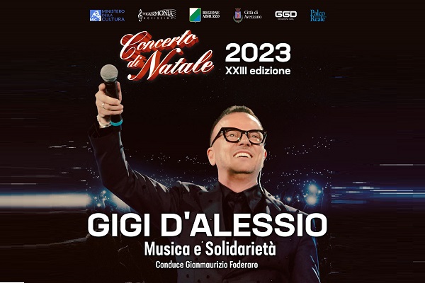 Gigi D'Alessio - Cattedrale di Avezzano - Biglietti - Concerto di Natale
