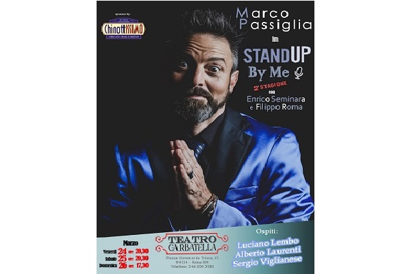Marco Passiglia in Stand UP By Me - Teatro Garbatella - Roma - Biglietti