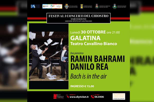 Ramin Bahrami - Danilo Rea - Teatro Cavallino Bianco - Galatina - Biglietti