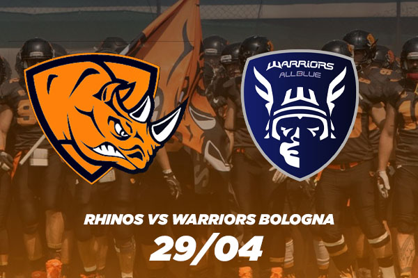 Rhinos Milano vs SS Warriors Bologna - Biglietti - Football Americano