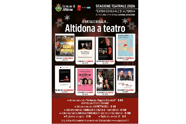 Teatro Comunale di Altidona - Stagione Teatrale