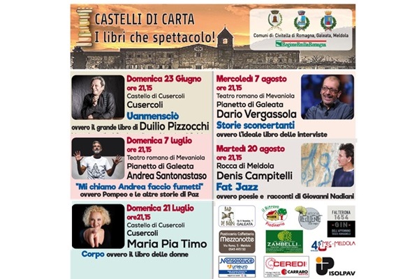 CASTELLI DI CARTA - I LIBRI CHE SPETTACOLO