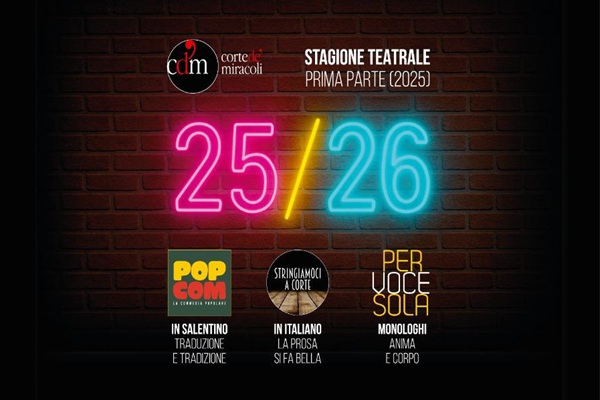 Corte de Miracoli - Stagione Teatrale 25/26