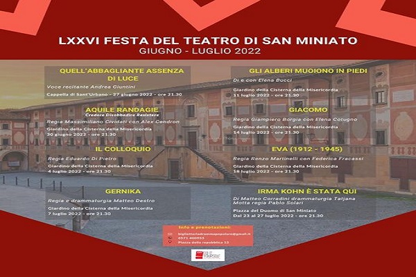 LXXVI Festa del Teatro di San Miniato