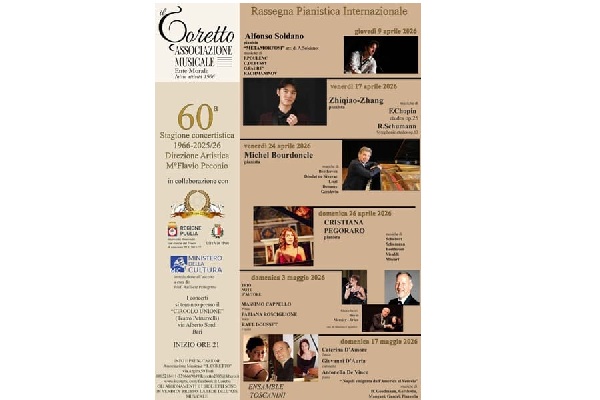 60a Stagione Concertistica 1966-2025/26 - Il Coretto AM