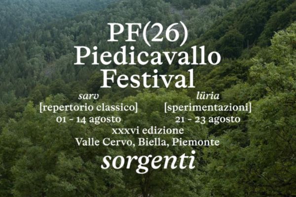 Piedicavallo Festival 2026 Luria