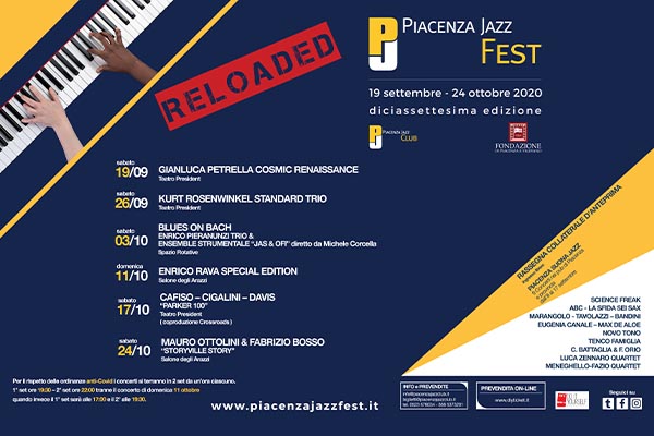 Piacenza Jazz Fest 2020 Reloaded