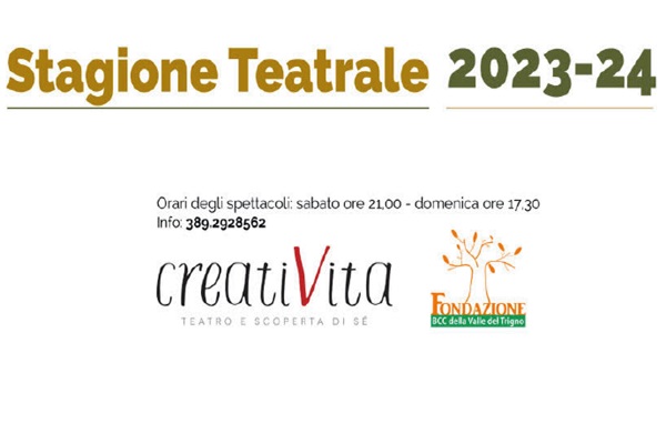 Stagione Teatrale 2023/24 - Creati-Vita