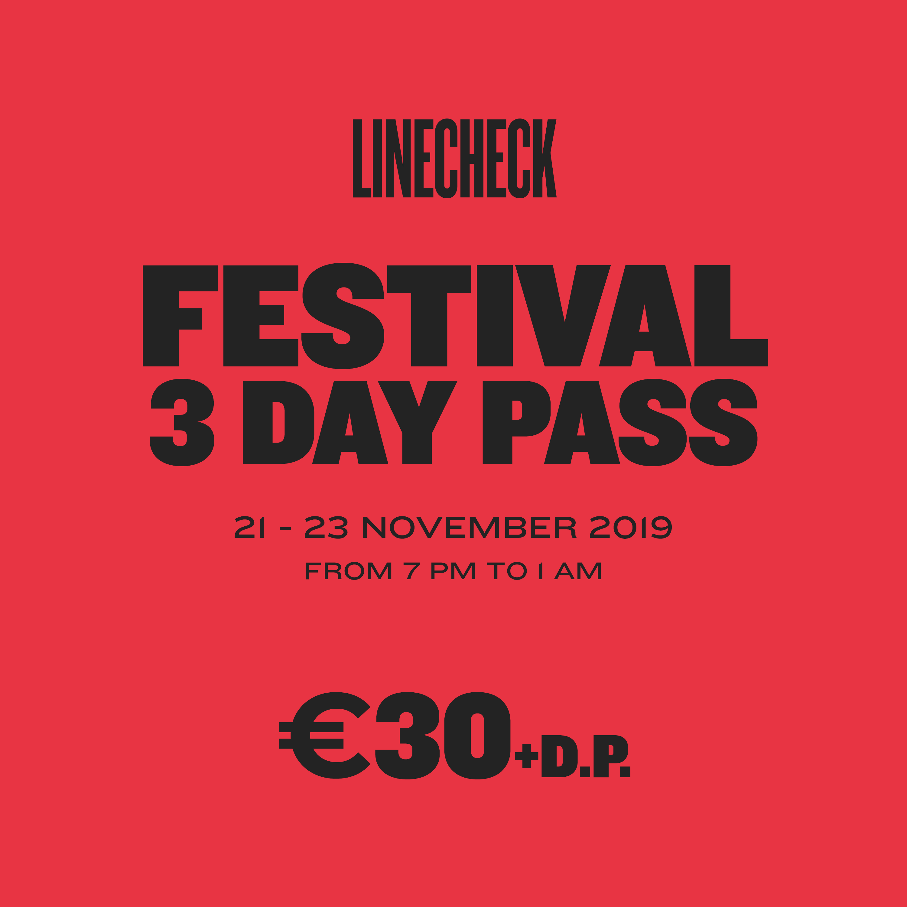 LINECHECK 2019  - SOCIAL SHOP ITEM 3 DAYS